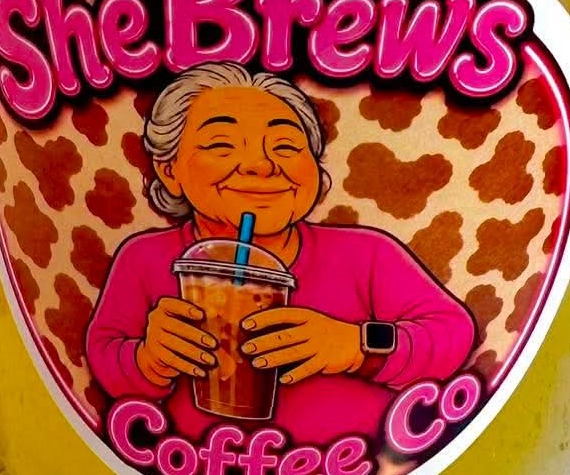 She'Brews Coffee Co. badge
